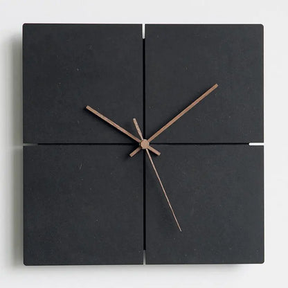 Nordic Style Black Wall Clock