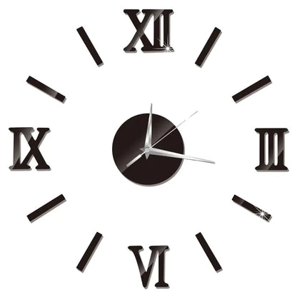 Acrylic Roman Numeral Wall Clock