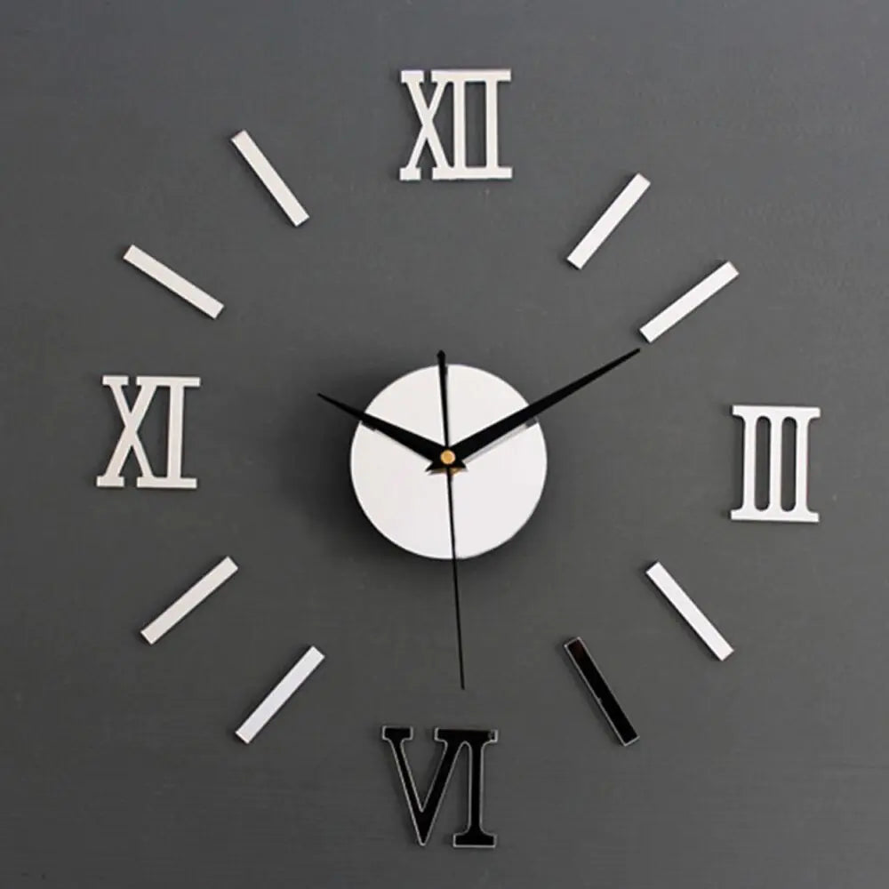 Acrylic Roman Numeral Wall Clock