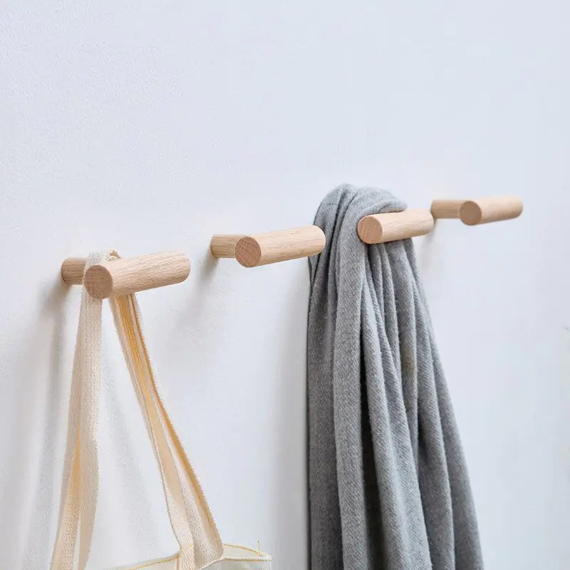 Wood Hooks Hanger